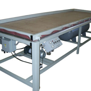 Solid surface sink forming using thermoforming oven and vacuum former