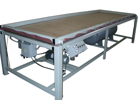 Solid surface sink forming using thermoforming oven and vacuum former